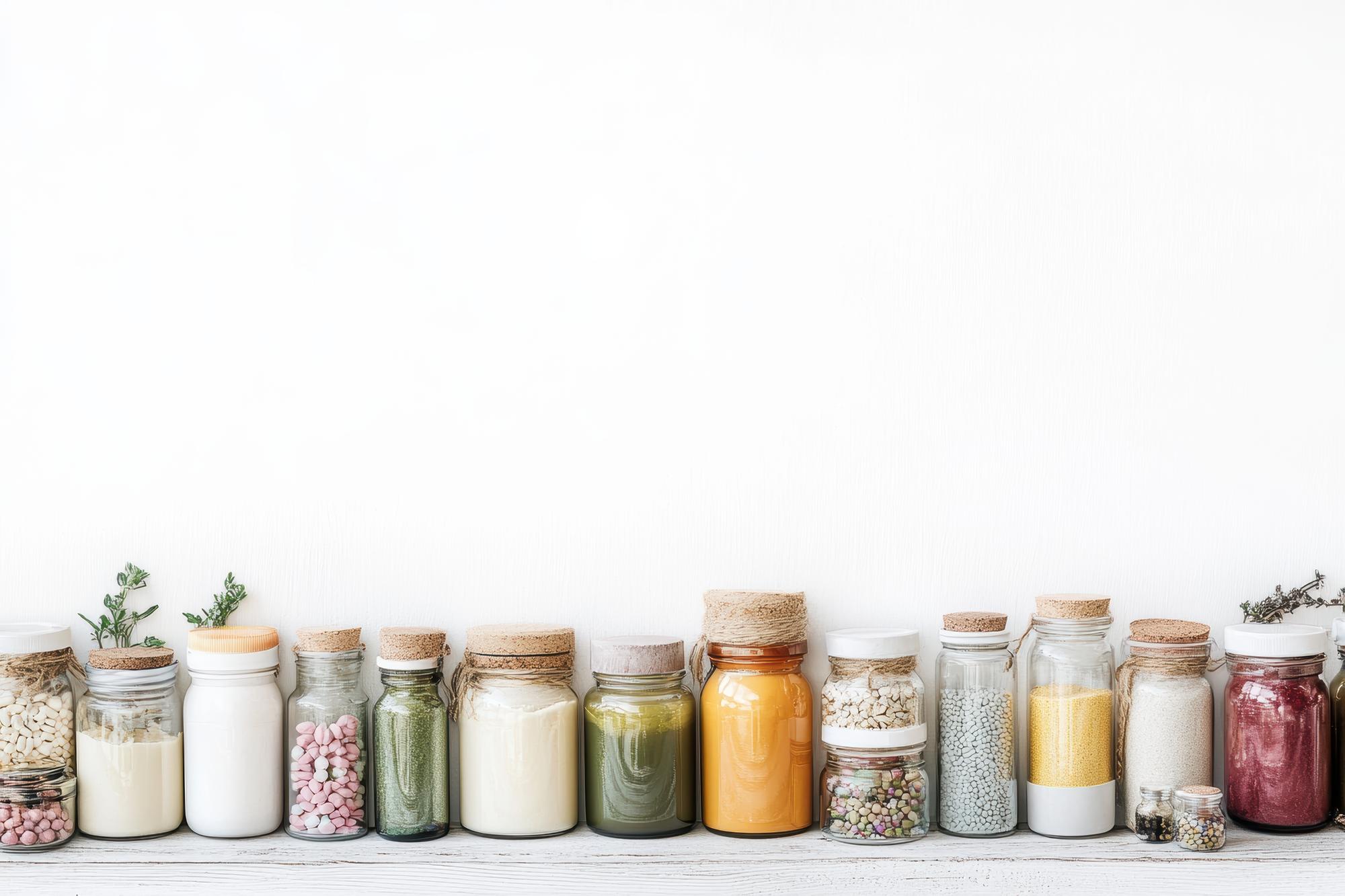 Simple pantry arranged